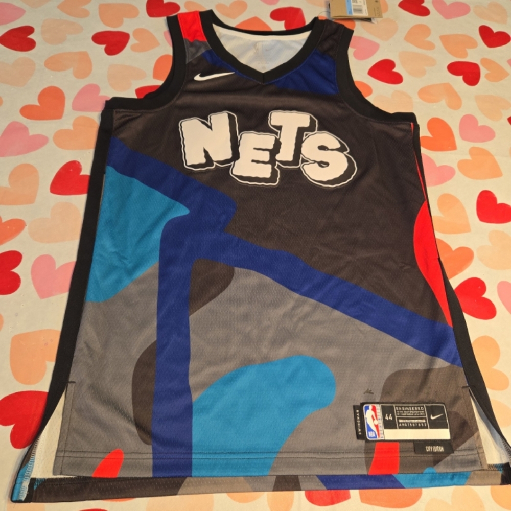 NIKE Brooklyn NETS City Edition NBA Jersey - Size MEDIUM *NWTS* $120 RETAIL